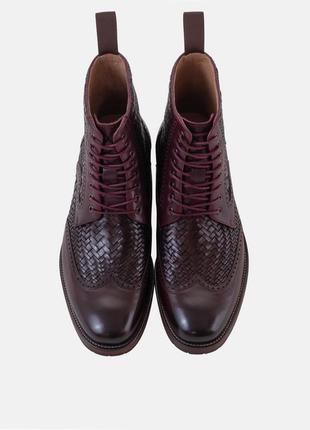 Чоботи belmont woven burgundy