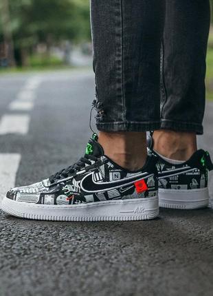 Кожаные кроссовки nike air force 1 low worldwide