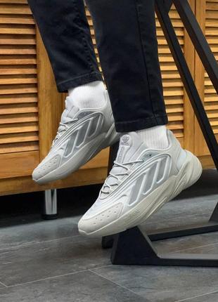 🎉 привлекающие внимание кроссовки adidas ozelia массивные адидас мясная подошва белые