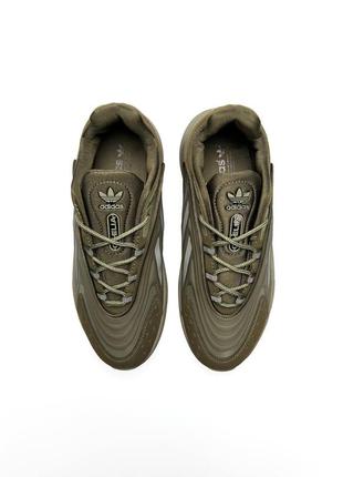 Хакки 🎉 привлекающие внимание кроссовки adidas ozelia массивные адидас мясная подошва4 фото