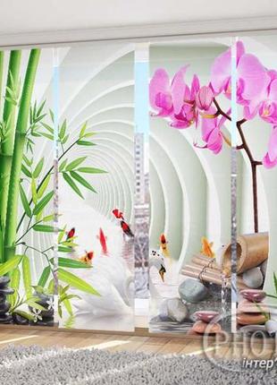 Японські фото штори "бамбук та тунель" - будь-який розмір. читаємо опис!