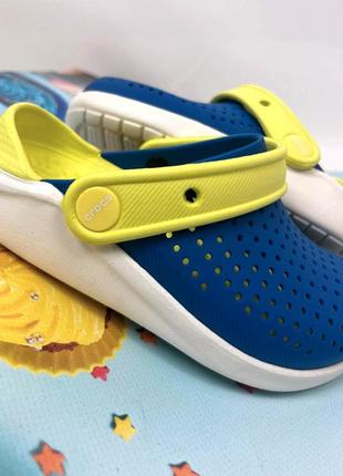 Дитячі крокси literide kids original bright cobalt/citrus