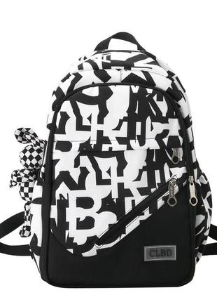 Рюкзак черный для города и школы / fs-1844