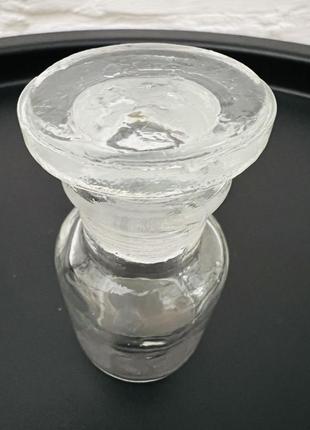 Пляшка/склянка для будь-яких речовин, притерта пробка, широка горло 30 мл