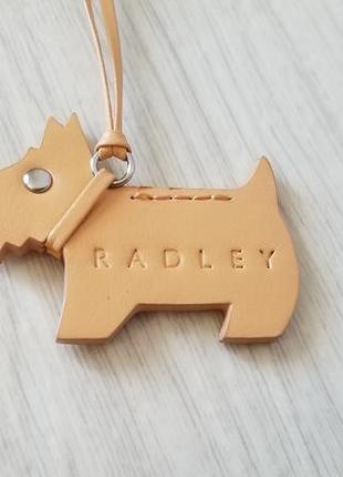 Radley кожаный брелок терьер. оригинал.4 фото