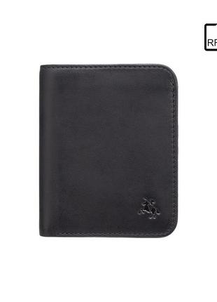 Гаманець чоловічий visconti vsl34 lank c rfid (black-cobalt)