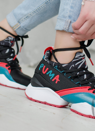 Женские кроссовки puma x shantell martin muse maia graphic 367769-013 фото