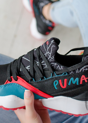 Женские кроссовки puma x shantell martin muse maia graphic 367769-015 фото