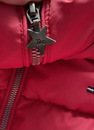 Оригинал.фирменная,стильная,теплая куртка-пуховик tommy BAG hilfiger5 фото