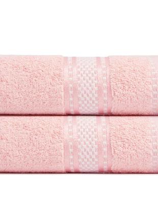 Полотенце махровое хопок софия tm ideia 50х85 см розовое