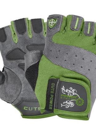 Перчатки для фитнеса спортивные power system ps-2560 cute power жіночі green s