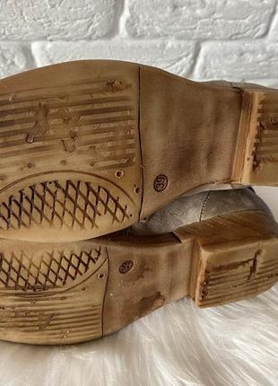 Noda in pelle новые кожаные итальянские ботльоны: ботинки 39 размера5 фото