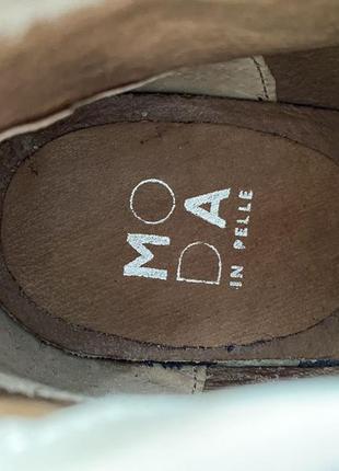 Noda in pelle новые кожаные итальянские ботльоны: ботинки 39 размера10 фото