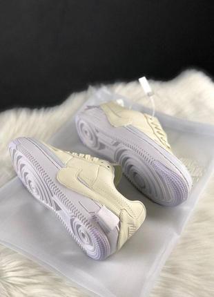 Жіночі шкіряні кросівки nike air force 1 jester white.1 фото