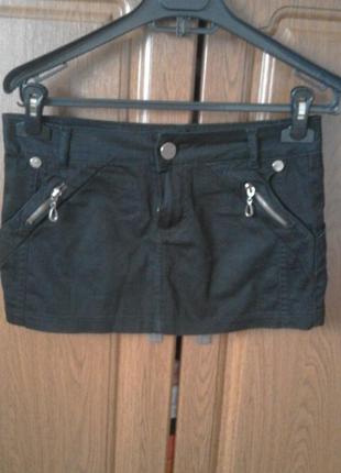 Спідниця міні чорна