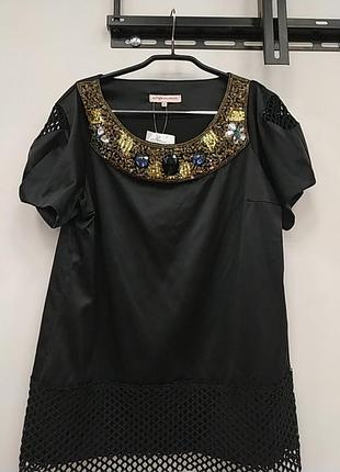 Нарядная черная блуза matthew williamson