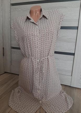 Платье сарафан туника вискоза