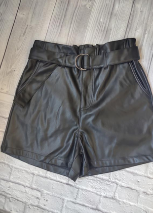 Шорти бермуди екошкіра