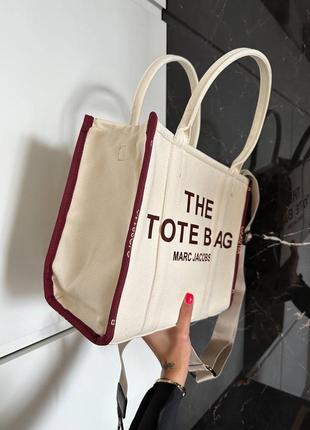 Сумка marc jacobs tote bag textile4 фото