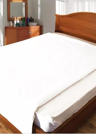 Підковдра бязь вибілена 145×215 полуторне, білий. підковдри натуральні з бавовни