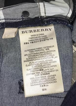 Жіночі джинсові бріджи burberry brit buckingham skinny fit capri - 30 - l10 фото