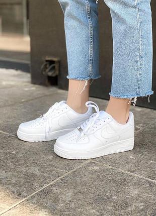 Nike air force 1 classic white кроссовки 9