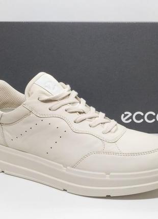 Кожаные 29,5см кроссовки кеды полуботинки ecco soft x оригинал1 фото