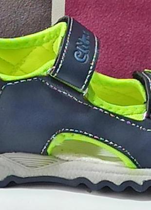 Спортивные открытыте босоножки сандали 260 летняя обувь для мальчика clibee клиби р.26.306 фото