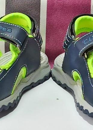 Спортивные открытыте босоножки сандали 260 летняя обувь для мальчика clibee клиби р.26.305 фото