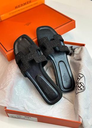 Шлепанцы в стиле hermes