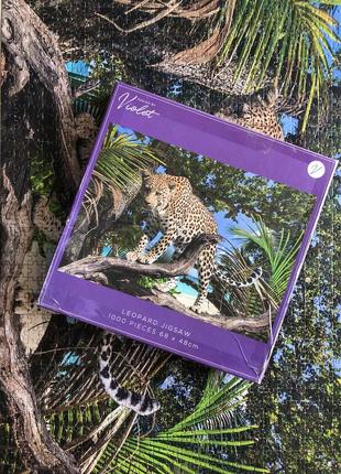 Пазл леопард 1000 элементов джунгли природа
