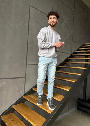 Джинси чоловічі блакитні