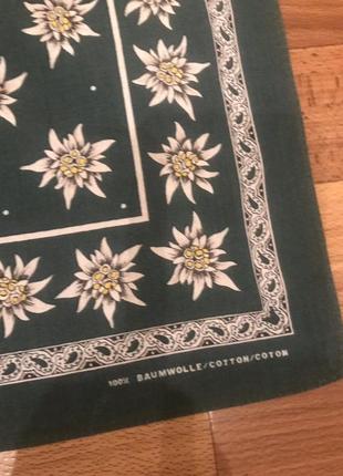 Бандана-платок в цветочный принт2 фото