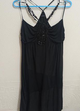 Коктейльное шелковое италийское дизайнерское платье sisley3 фото