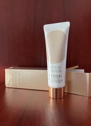 Крем сонцезахисний sensai silky bronze cellular protective cream spf 30