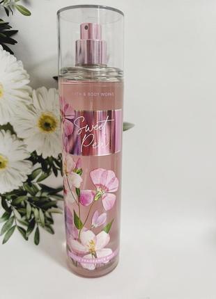 Набор мист + крем для тела sweet pea от bath and body works2 фото