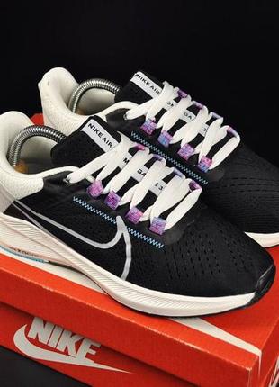 Стильные женские кроссовки найк черные с белым текстильные сетка nike SHADOW деми, демисезонные осенние, веснушки, летние (на осень,весная,лето 2023-2024)