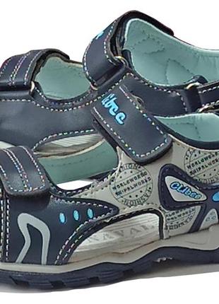 Спортивные открытыте босоножки сандали 263 летняя обувь для мальчика clibee клиби р.26