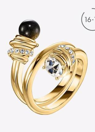 Norrsken кольцо «небесный обсидиан» 19 размер