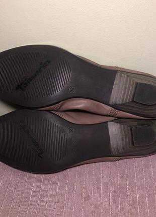 Кожаные туфли tamaris 385 фото