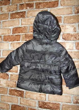 Теплая куртка мальчику 1 - 2 года f&f4 фото