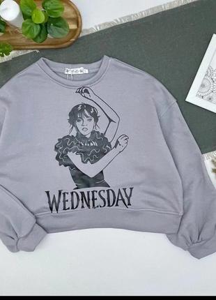 ☔️свитшот " wednesday"
