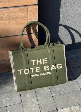 Marc jacobs medium tote bag green8 фото