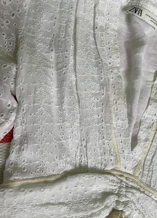 Шикарное лимитированное кружевное платье zara /тренд8 фото