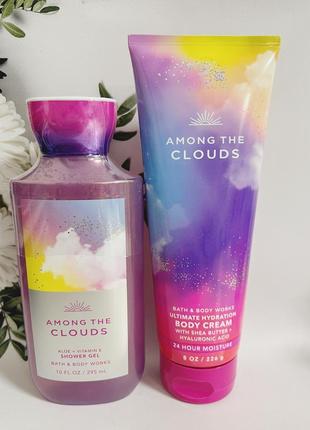 Набор гель+крем among the clouds от bath and body works