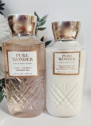 Набор лосьон + гель pure wonder от bath and body works