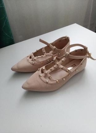 Замшевые балетки atmosphere