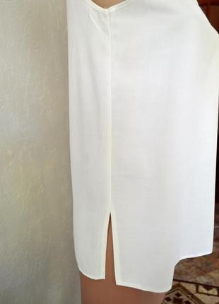 Блузка нежно-молочного цвета leardini4 фото