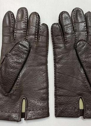 Перчатки кожаные leder, m-l, размер 8,5. как новые!