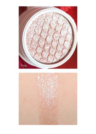 Мусовые тени для век colourpop super shock shadow оттенок frog